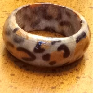 Cheetah Wood Ring
